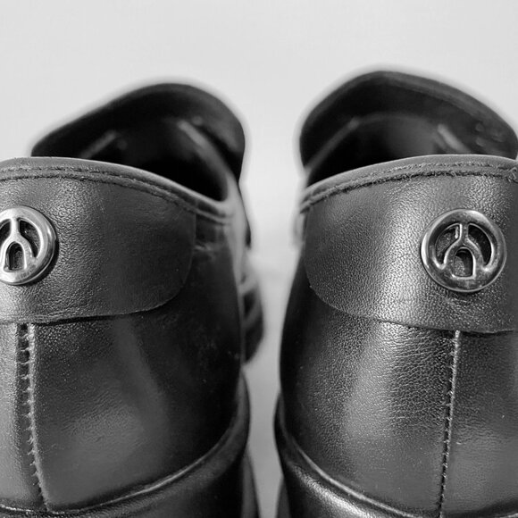 The WISHBONE Collection - Black Leather Loafer - Picture 6 of 12